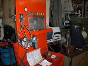 Banc d'essai pour les systmes d'injection d'essence Lucas